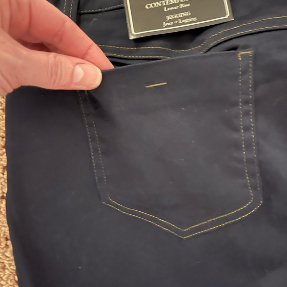 NWT Cato Contemporary Lower Rise Jegging Size 14 Dark Blue - Picture 4 of 6